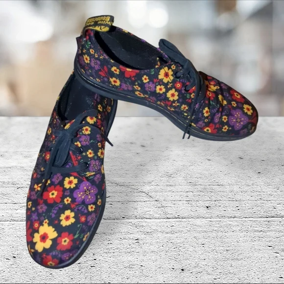 Dr Martens Korey Floral Canvas Shoe Size 5L 4M Unisex - Picture 5 of 15